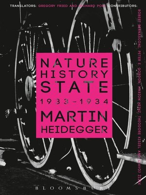 cover image of Nature, History, State